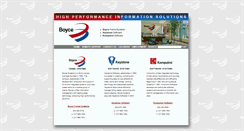 Desktop Screenshot of boycesystems.com